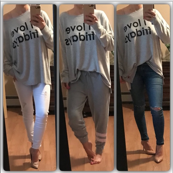 Tops - Last💦New🌈”I love Fridays” soft top